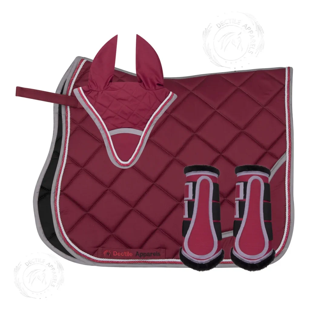 Dressage Maroon Saddle Pad