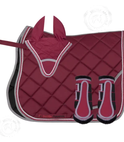 Dressage Maroon Saddle Pad
