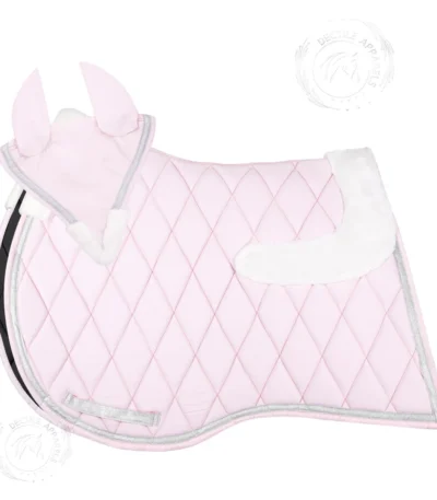 Pink Stylish English Saddle Pad