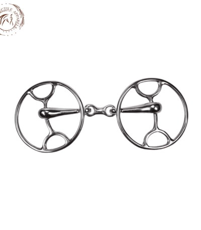 Abbey French Link Cartwheel/Swivel Bit