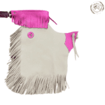 Beige-Suede-Chaps-With-Pink-Accent