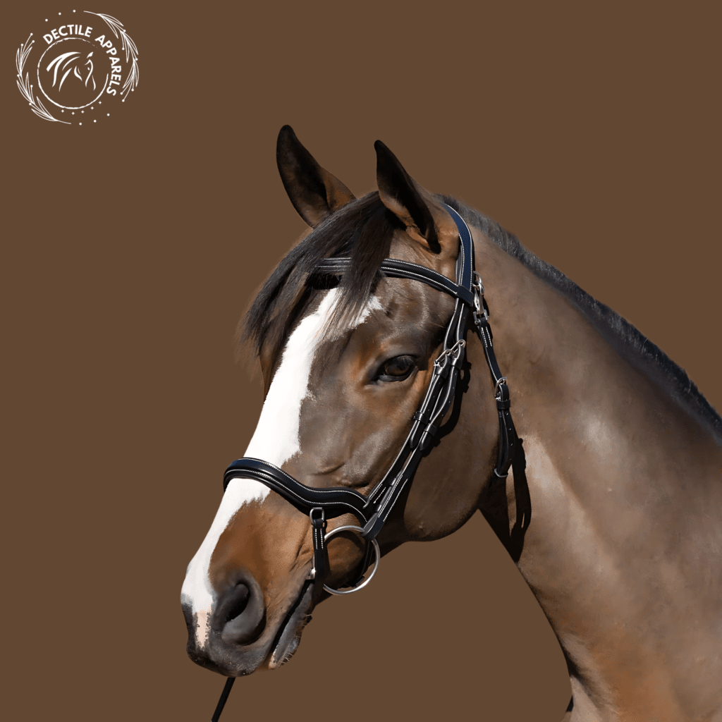 Black Leather Western Snaffle Bridle