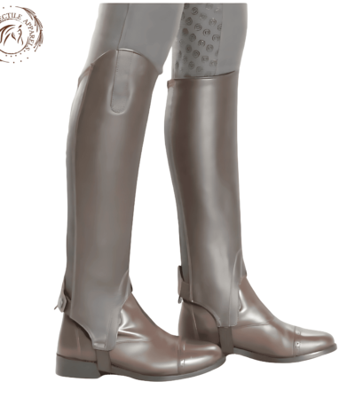 Brown Leather Half Chap