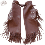 Brown Leather Chaps USA