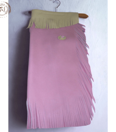 Pink Leather Chinks Chaps USA