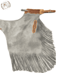 dark grey chink chaps for horse riding