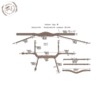 sizechart black leather bridle