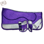 purple glitter saddle pad