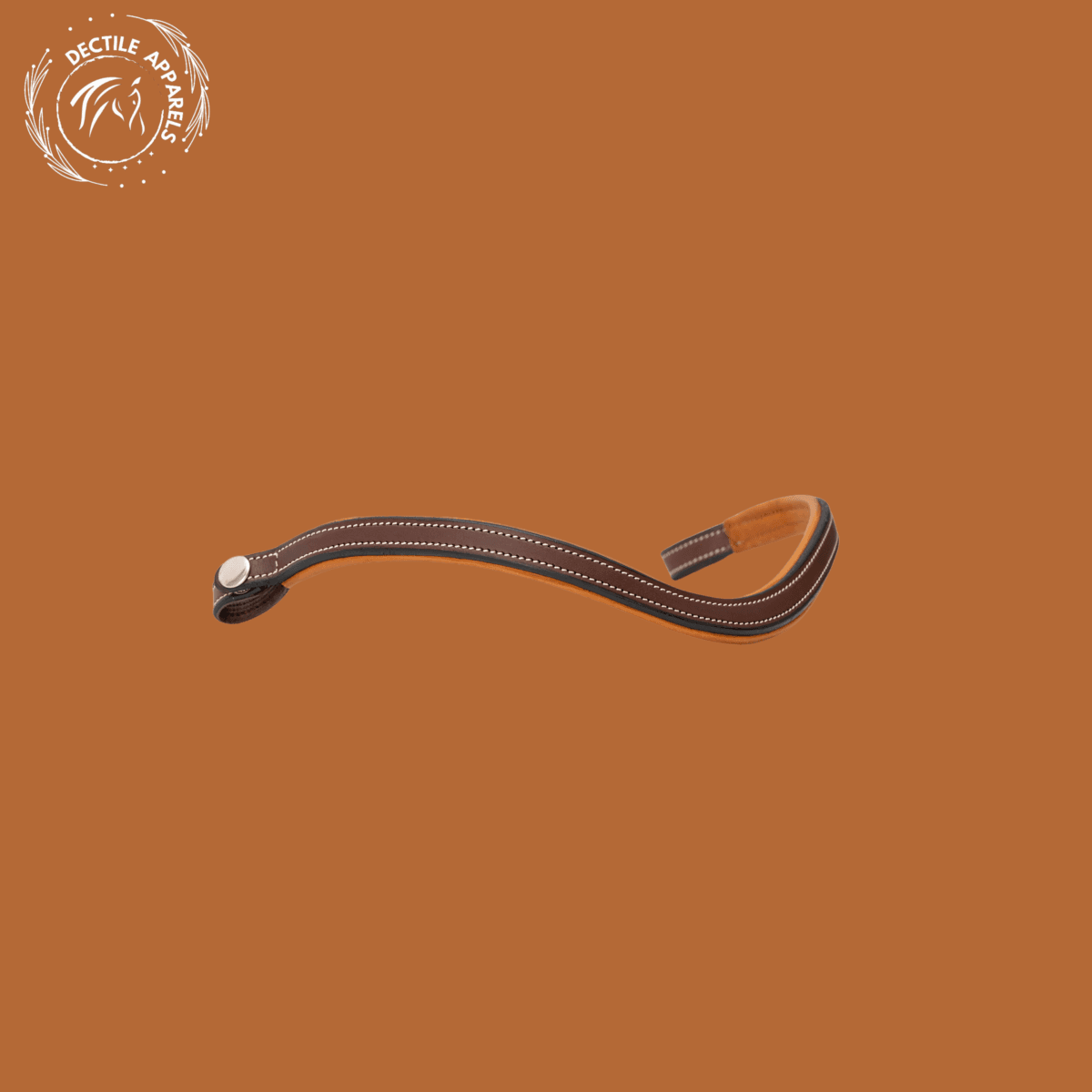 Brown bow band for halter
