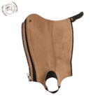 Black Leather Close Contour Chap inner view