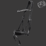 Elegance Crystal Patent Snaffle Bridle