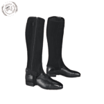 Black dublin easy care half chaps USA