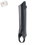 Premium Black Leather Equestrian Chap
