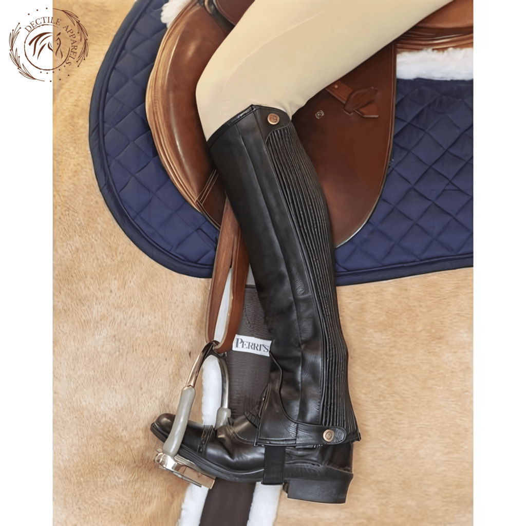 Leather Zip Half Chaps USA