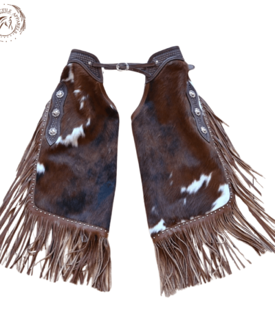Brown Goat Skin Leather Chinks Chap USA