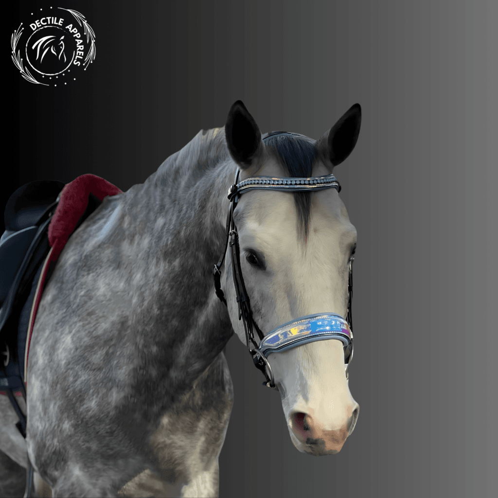 Elsa Neon Patent Snaffle Bridle