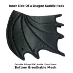 saddle pad inner view with details
