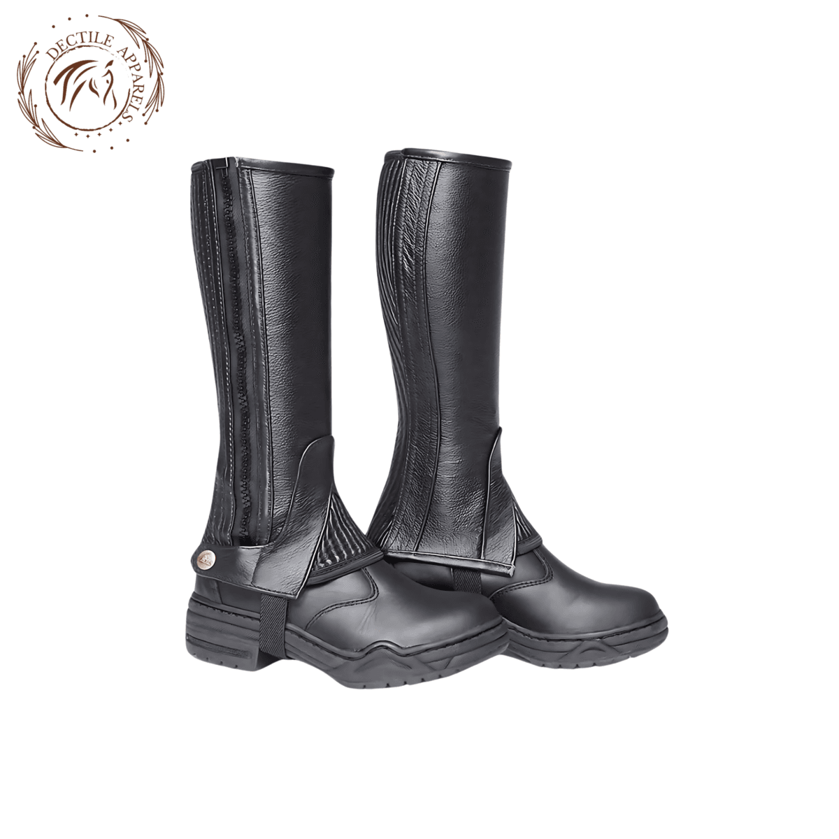 Soft Leather Half Chaps for Riders