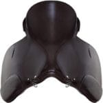Close Contact Brown Leather English Saddle