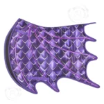 Purple gold dragon wing saddle pad