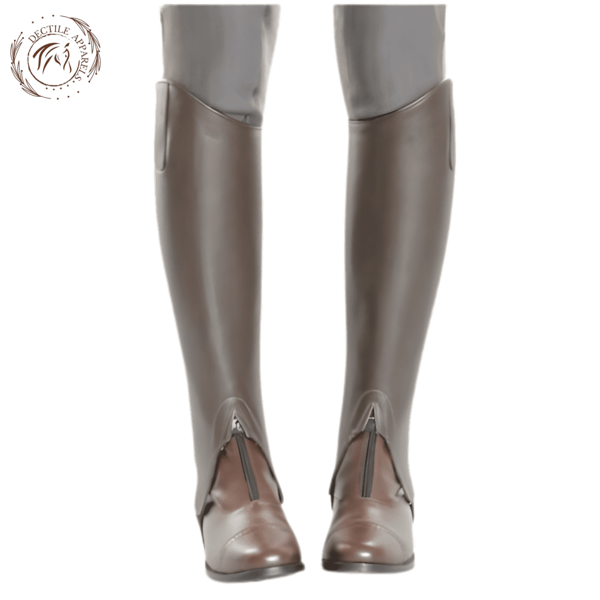 Brown Leather Half Chap