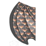 Black & Orange Dragon Saddle Pad for riding