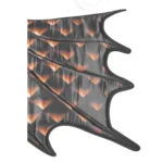 Black & Orange Dragon Saddle Pad for horse riding