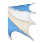 Blue & Gold Dragon Saddle Pad for riding