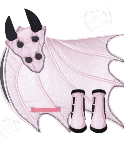 Glitter Pink dragon saddle pad USA