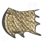 Shinny Golden Black Dragon Saddle Pad