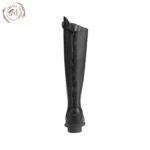 Full zipped black half chap