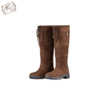Weatherproof leather long boots
