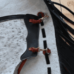 Handmade leather chinks