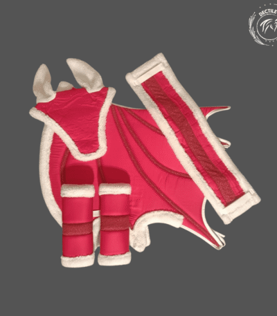 Christmas Dragon Saddle Pad Set