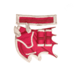 equestrian gear set with neck strap and matching leg wraps