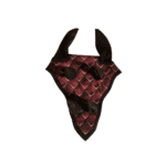 Horse red ear bonnet