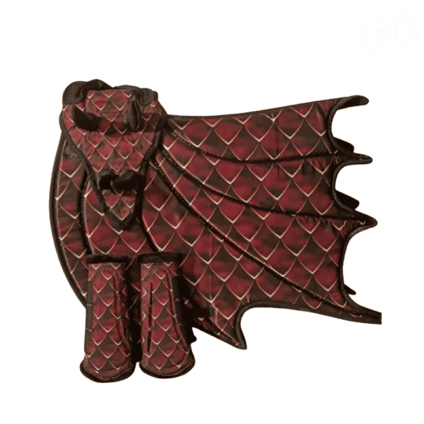 red dragon saddle pad set