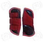 Red boots for horse riding