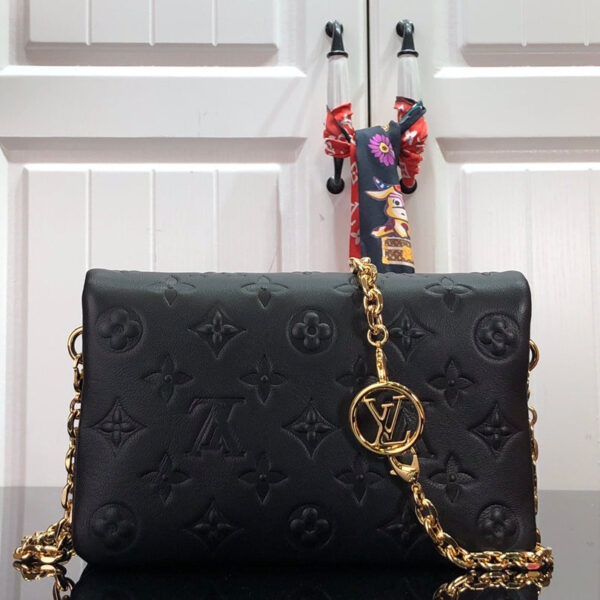 Louis Vuitton POCHETTE COUSSIN 20cm Black