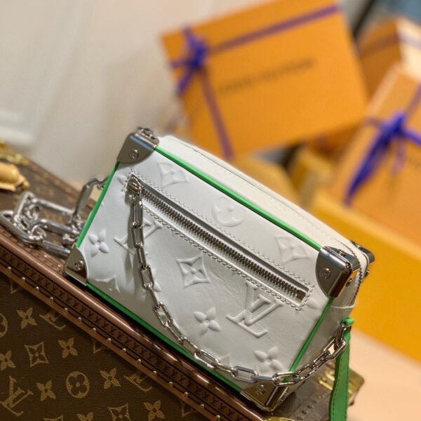 Louis Vuitton Mini Soft Trunk 18cm Zoom with Friends Monogram Canvas Spring/Summer Collection M44480 White