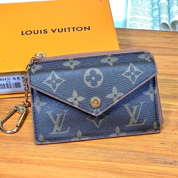 Louis Vuitton Recto Verso Monogram Wallet 13cm Black