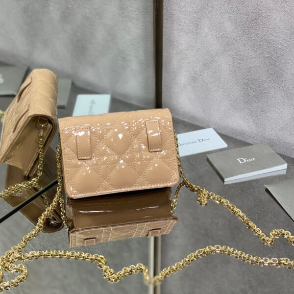Christian Dior Beige Crossbody Bag 14cm
