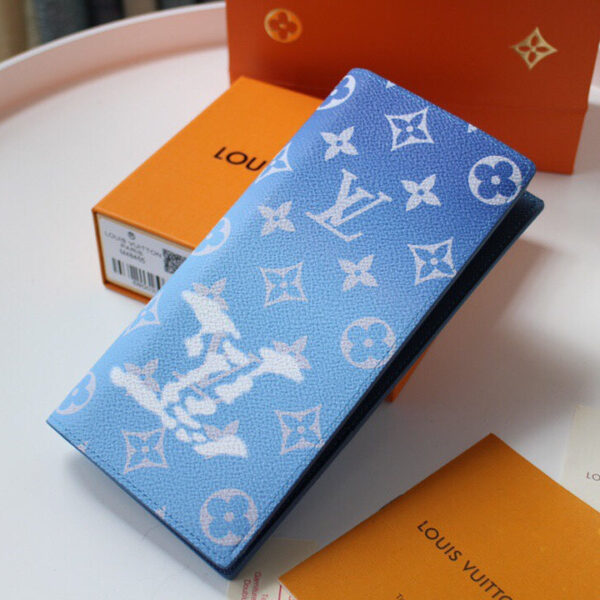 Louis Vuitton Monogram Wallet 19cm Blue