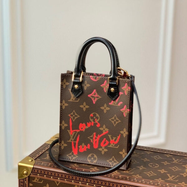 Louis Vuitton x Urs Fischer Petite Sac Plat Bag 17cm Monogram Canvas Spring/Summer 2021 Collection M69442 Brown