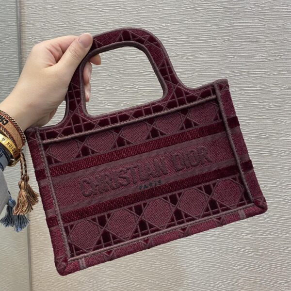 Christian Dior Red Mini Handle Bag 23cm