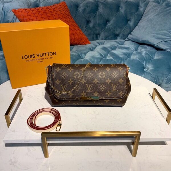 Louis Vuitton Favorite MM Bag 24cm Monogram Canvas Spring/Summer Collection M40718 Brown