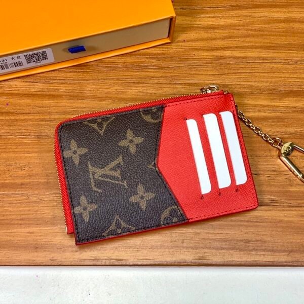 Louis Vuitton Recto Verso Monogram Wallet 13cm Red