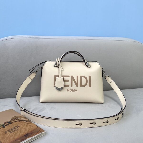 Fendi Mini By The Way Handle Bag 20cm White