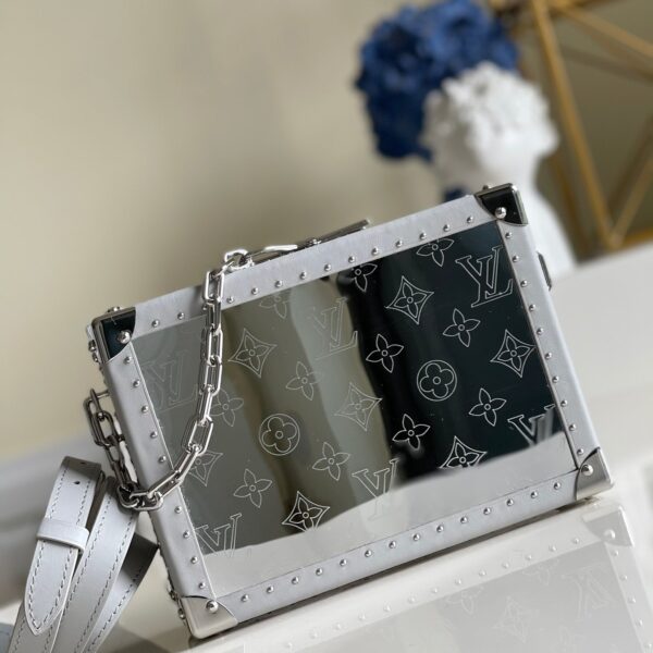 Louis Vuitton Soft Trunk Bag 25cm Grey