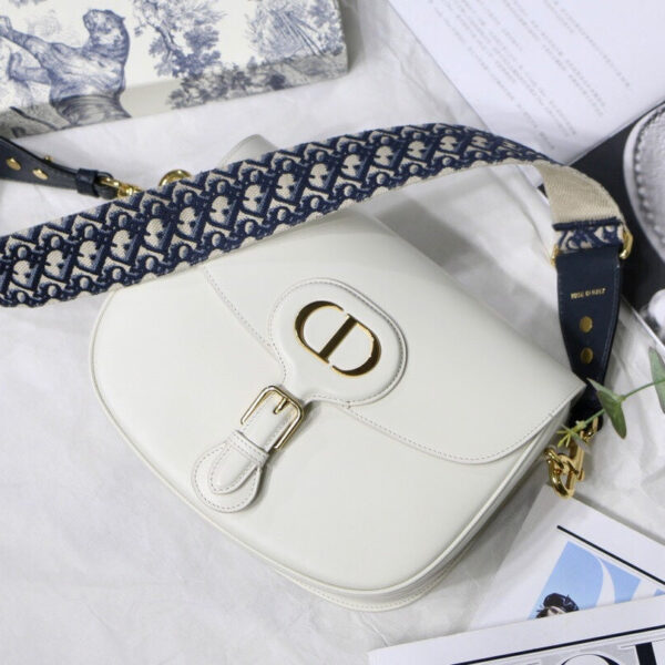 Christian Dior White Crossbody Bag 27cm